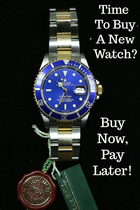 Rolex buy now pay later